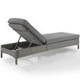 thumbnail image 4 of Crosley Bradenton Wicker Patio Chaise Lounge in Gray, 4 of 8