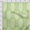thumbnail image 3 of oneOone Cotton Silk Light Green Fabric Geometric Allover Shape Sewing Craft Projects Fabric Prints By Yard 42 Inch Wide, 3 of 4