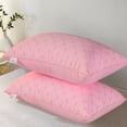 thumbnail image 2 of Danhjin Polished Headrest 1PC Headrest Core Embroidery Solid Color Brushed Fabric Quilted Quilted Pillow Pillows, 2 of 6