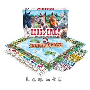 Horse-Opoly Board Game by Late for the Sky, 2-6 Player, Ages 8 & up