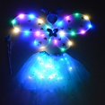 thumbnail image 2 of Jupe Tutu d'Halloween à DEL Robe en Tulle de Fête Jupe de Cosplay avec Ailes pour Enfants, 2 of 4
