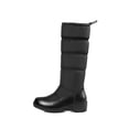 thumbnail image 4 of MAWCLOS Womens Mid Calf Boot Round Toe Snow Boots Warm Comfort Winter Shoes Plush Lining Cold Weather Black 10, 4 of 9