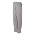thumbnail image 2 of Jerzees Mens NuBlend Pocketed Open-Bottom Sweatpants, XL, Oxford, 2 of 2