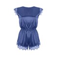 thumbnail image 4 of RKSTN Ensembles de Pyjama pour Femmes 2 Pcs Manches Courtes Pyjamas Décontractés Vêtements de Maison Doux Confortables, 4 of 5