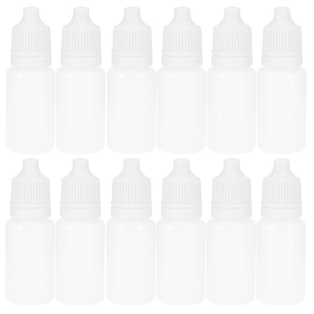 Eye Liquid Bottle, Eye Drops Bottle, 50Pcs 10ml Refillable For Eye Drop Liquid Home Blanc