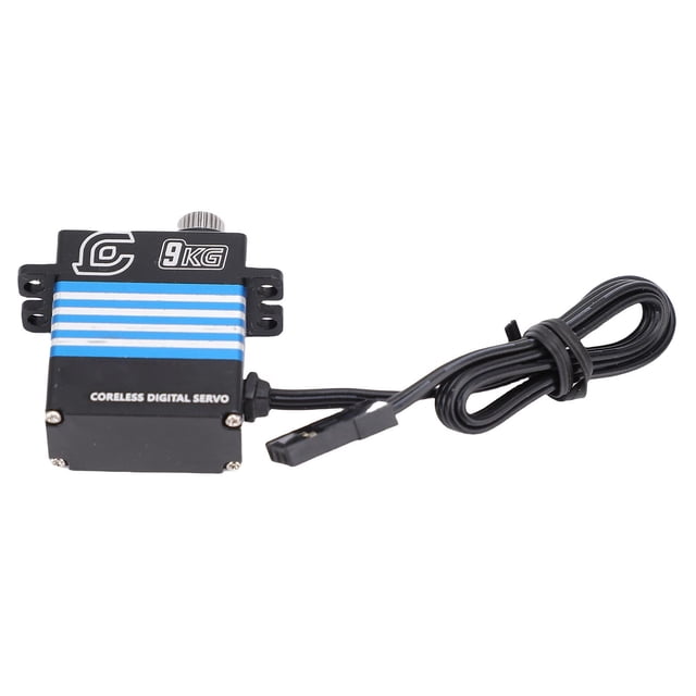 9KG RC Digital Micro Servo, High Sensitivity IP66 Metal Servo for SCX10 III 1/18 RC Crawler with Arm Replacement