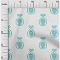 thumbnail image 2 of oneOone Georgette Viscose Teal Green Fabric Block Craft Projects Decor Fabric Printed By The Yard 42 Inch Wide, 2 of 5