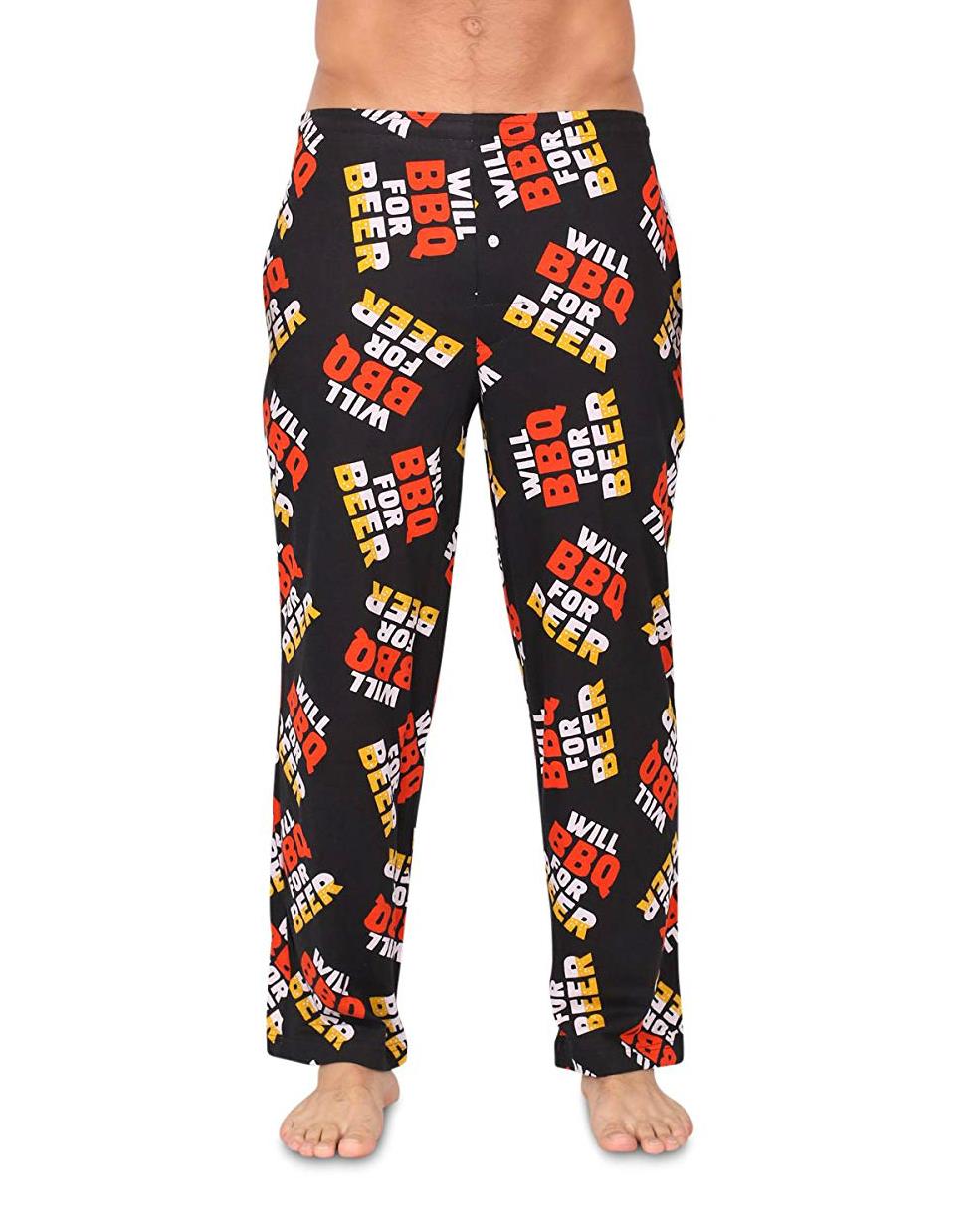 Fun Boxers Pantalon de Pyjama et de Détente pour Hommes à Imprimés Amusants « Spectacle Me The Money »
