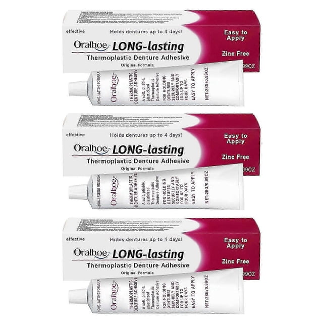 Thermoplastic-Denture Adhesive, Premium Formulas Non Glue Denture-Adhesive Cream, for Refitting Tightening-Dentures