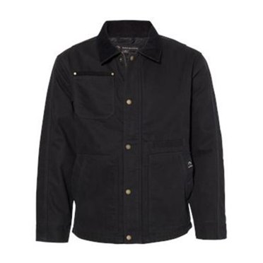 Dri Duck B01367555 Rambler Boulder Cloth Jacket, Black - Large