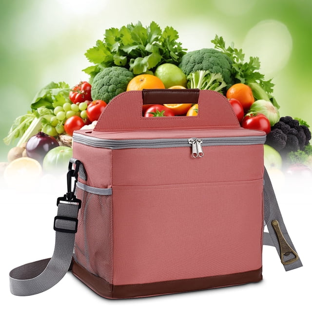 Great Value, Mochila térmica PENDANEMSK con capacidad para 30 latas,ideal para picnic|Oxford cloth,Pink,PENDANEM