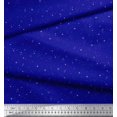 thumbnail image 2 of Soimoi Velvet Fabric Stars Shirting Fabric Prints by Yard 58 Inch Wide, 2 of 3