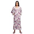 thumbnail image 3 of Moomaya Printed Nightdress For Ladies Cotton Ruffled Border Nursing Nightwear, 3 of 5