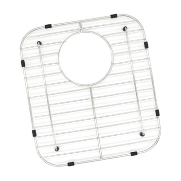 GUOOL Grille de Protection pour Évier en Acier Inoxydable 304 Antidérapante Universelle Grille de Protection pour Évier 300x335 mm