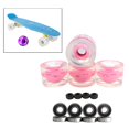 thumbnail image 3 of S SERENABLE 4 Pcs Roues de Planche à Roulettes Longboard 70mm Luisent la Nuit 78A pour Accessoires Pièce de Rechange Rose, 3 of 8