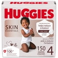 thumbnail image 1 of Huggies Skin Essentials Baby Diapers, Size 4 (22-37 lbs), 150 Count, 1 of 9