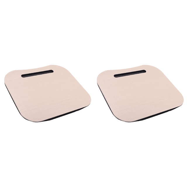 2X Desk Bed Cushion Knee Lap Computer Reading Writing Table Tray Cup Holder Laptop Stand Cushion