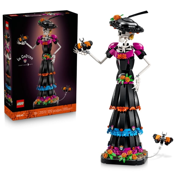 LEGO Ideas La Catrina - Building Set for Adults, Ages 18+ - Day of the Dead Decorations for Table or Shelf - Gift for Men & Women - 21372