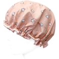 thumbnail image 3 of ORUYROP allydrew Bonnets de Douche Réutilisables Imperméables pour Femmes Cheveux Longs, Chatons, 3 of 4