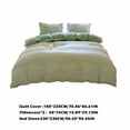 thumbnail image 3 of Checkered Design Breathable Wrinkle-Resistant 4PC Bed Sheet Set | 180x220cm Hotel Luxury Home Bedding | Machine Washable Soft Microfiber Sheets Set with Elastic Deep Pocket, 3 of 8