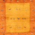 thumbnail image 1 of Ahgly Company Indoor Square Contemporary Neon Orange Oriental Area Rugs, 3' Square, 1 of 6