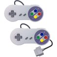 thumbnail image 1 of 2-Pack Replacement SNES Controller Super Controllers, Game Controller Gamepad for SNES Original Super Entertainment System, 1 of 6