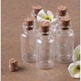 thumbnail image 2 of MasteelfCA 50pcs Mini Glass Bottles Jars with Cork Wish Note Craft Bottle (Clear), 2 of 7