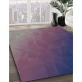thumbnail image 3 of Ahgly Company Tapis d'Intérieur Lavable en Machine Carré Transitionnel Violet Jam Violet, 3 Pieds Carré, 3 of 7