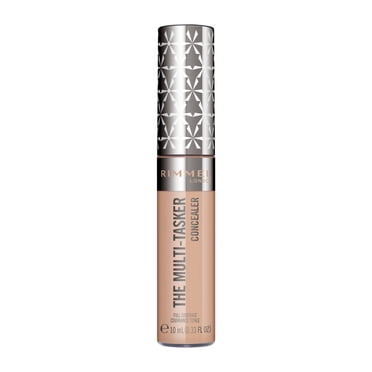 Rimmel Multi-Tasker Concealer, large soft wand, blendable formula, full coverage, crease-proof, transfer-proof & waterproof, 100% Cruelty-Free