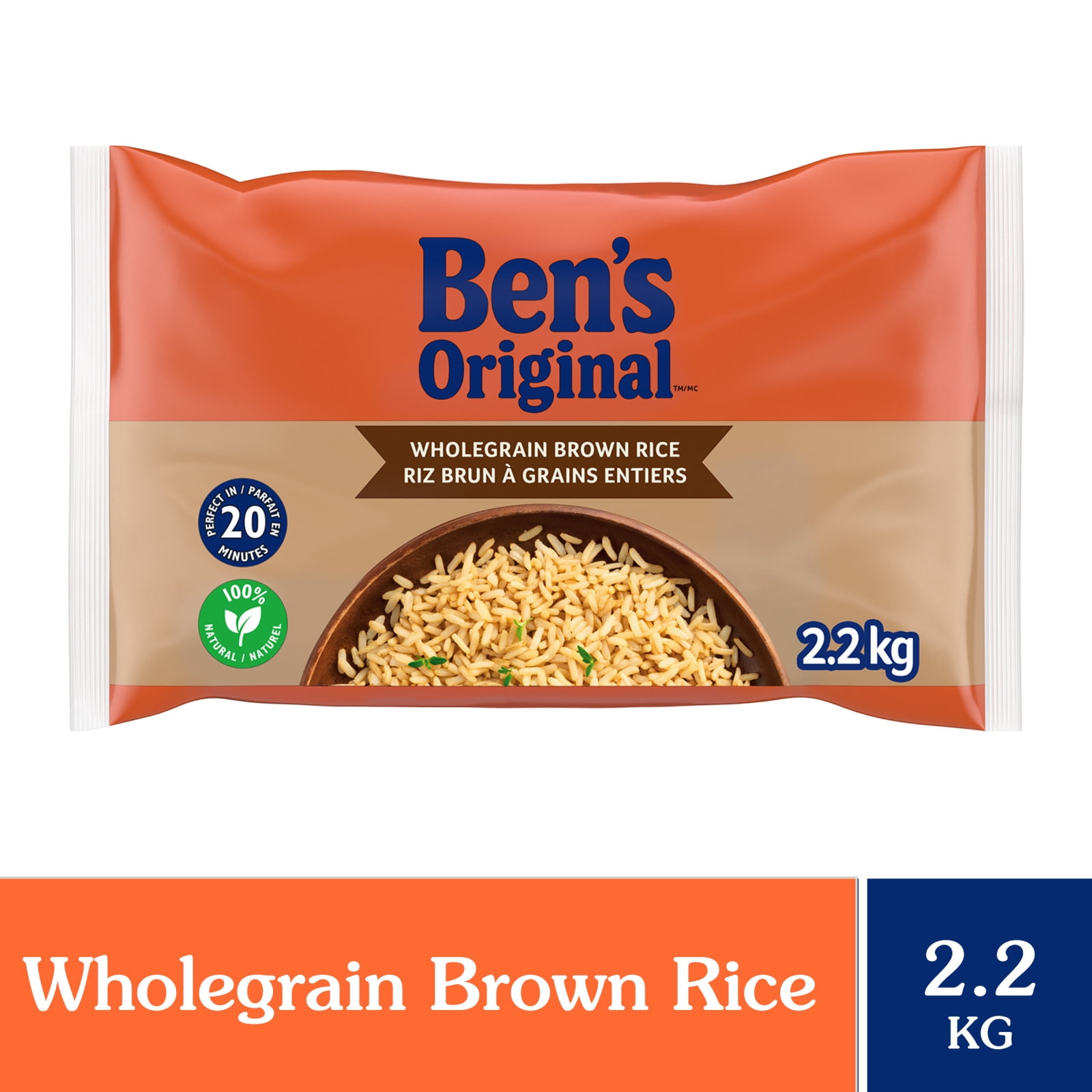 BEN'S ORIGINAL Riz Brun à Grains Entiers