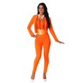 thumbnail image 1 of Adult Female Orange Tuxedo Costume, 1 of 6