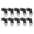 thumbnail image 1 of LHCER 10 Pcs Connecteurs Pneumatiques en Forme de L Filetage Externe Angle Droit Raccords Rapides Accessoires de Compresseur d'Air, Raccords de Tube, Raccords d'Air, 1 of 8