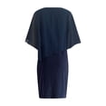 thumbnail image 5 of Meichang Robes Formelles pour Femmes Invitées de Mariage Robe Midi Grande Taille Robes en Chiffon Robe de Soirée Robe de Bal Élégante Robes à Col en V, 5 of 5