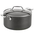 thumbnail image 1 of All-Clad Hard Anodized Stock Pot with Glass Lid, 6.6 L (7 qt.), 1 of 2