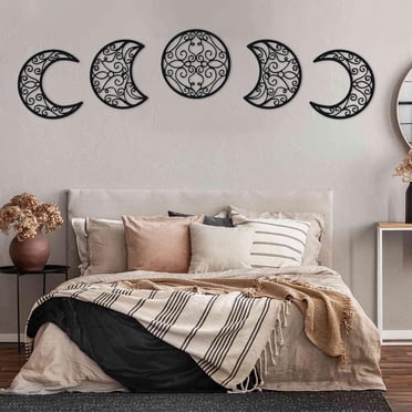 Boovnll Room Decor, Decoration Wood Phase Wall Decoration Bohemian Bed Wall Decoration Bedroom - Living Room, Home Decor, Bedroom Decor, Living Room Decor