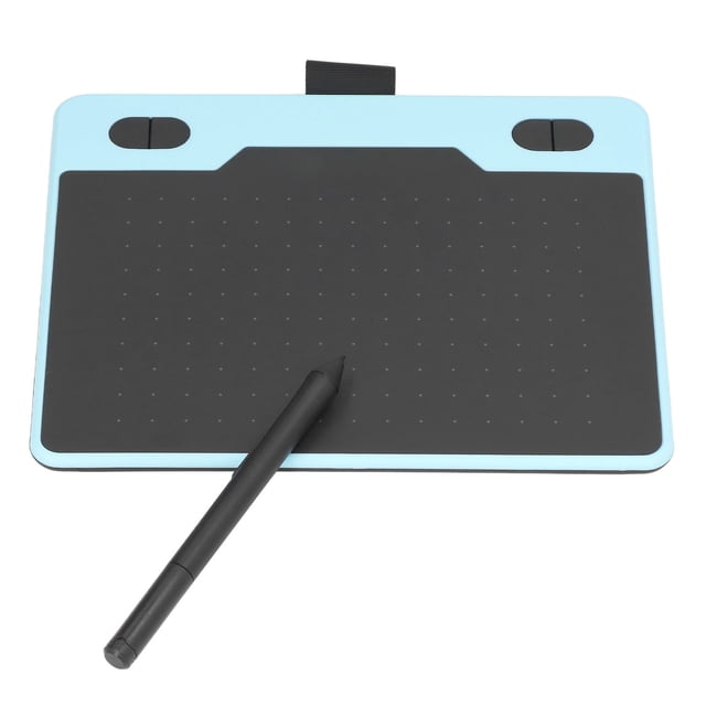 Graphics Drawing Tablet, Ergonomic Design Animation Tablet Plug and Play for Desktop White,Blue,Pink