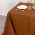 thumbnail image 3 of LNGOOR 108” Wholesale Round Tablecloth Polyester Round Table Linens For Wedding Party Banquet Restaurant -  WHITE, 3 of 11