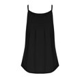 thumbnail image 4 of LSLJS Débardeurs Plissés pour Femmes, Camisoles à Bretelles Spaghetti, Ourlet Arrondi, Hauts à Bretelles Mode, Combinaisons et Barboteuses pour Femmes, Cadeaux pour Femmes, 4 of 6