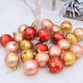 thumbnail image 3 of 6Pcs Christmas Balls Festive Exquisite Decorative Glittery  Tree Letter Color Painted Balls Decor for Christmas, 3 of 8