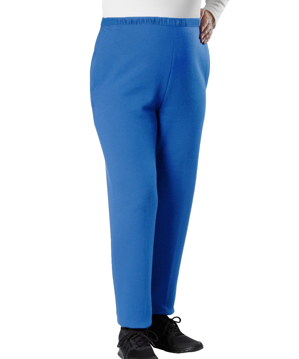Silvert's Women's Adaptive Track Pants, Blue, XL