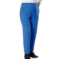 thumbnail image 1 of Silverts Women Track Open Side Pant, 2XL Plus Size, Blue, 1 of 2