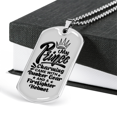 thumbnail image 3 of Mon Prince Charmant Pompier en Acier Inoxydable Ou en or 18 Carats Chien Tag 24" Chaîne, 3 of 8