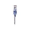 thumbnail image 4 of Monoprice SlimRun - Câble Patch - RJ-45 (m) à RJ-45 (m) - 30 Pieds - UTP - Cat 6A - Démarré, Sans Accroc - Noir (Lot de 10), 4 of 7