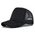 thumbnail image 1 of Mens and Womens Sponge Color Matching Simple Casual Peaked Cap Travel Holiday Sports Baseball Cap, 1 of 4