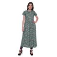 thumbnail image 1 of Moomaya Kurtis en Coton à Fente avant pour Femmes, Kurti Longue Imprimée, Robe, Haut Indien, 1 of 5