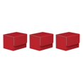 thumbnail image 2 of maskred Stylish and Secure Card Deck Storage Holder Organizer with Magnetic Closure TCG Display Red 3Set, 2 of 6
