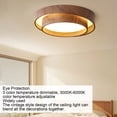 thumbnail image 4 of Plafonnier DEL Encastré, Luminaires de Plafond à Intensité Réglable 3000K à 6000K avec Télécommande, Lampe de Plafond Ronde Ultrafine à Profil Bas pour Chambre, Cuisine, Salon, 4 of 7