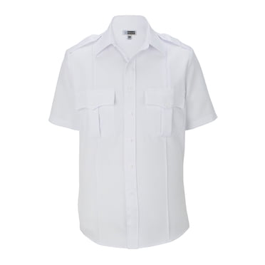 Edwards Garment Chemise de Sécurité à Manches Courtes avec Poche Durable, Blanc, Très Petit