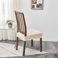 thumbnail image 1 of Nilvkv Seat Covers for Dining Room Chairs Set , Leather Chair Seat Slipcovers Dining Chair Cover Removable Washable Chair Protctor Cover, Rear Covers, 1 of 6