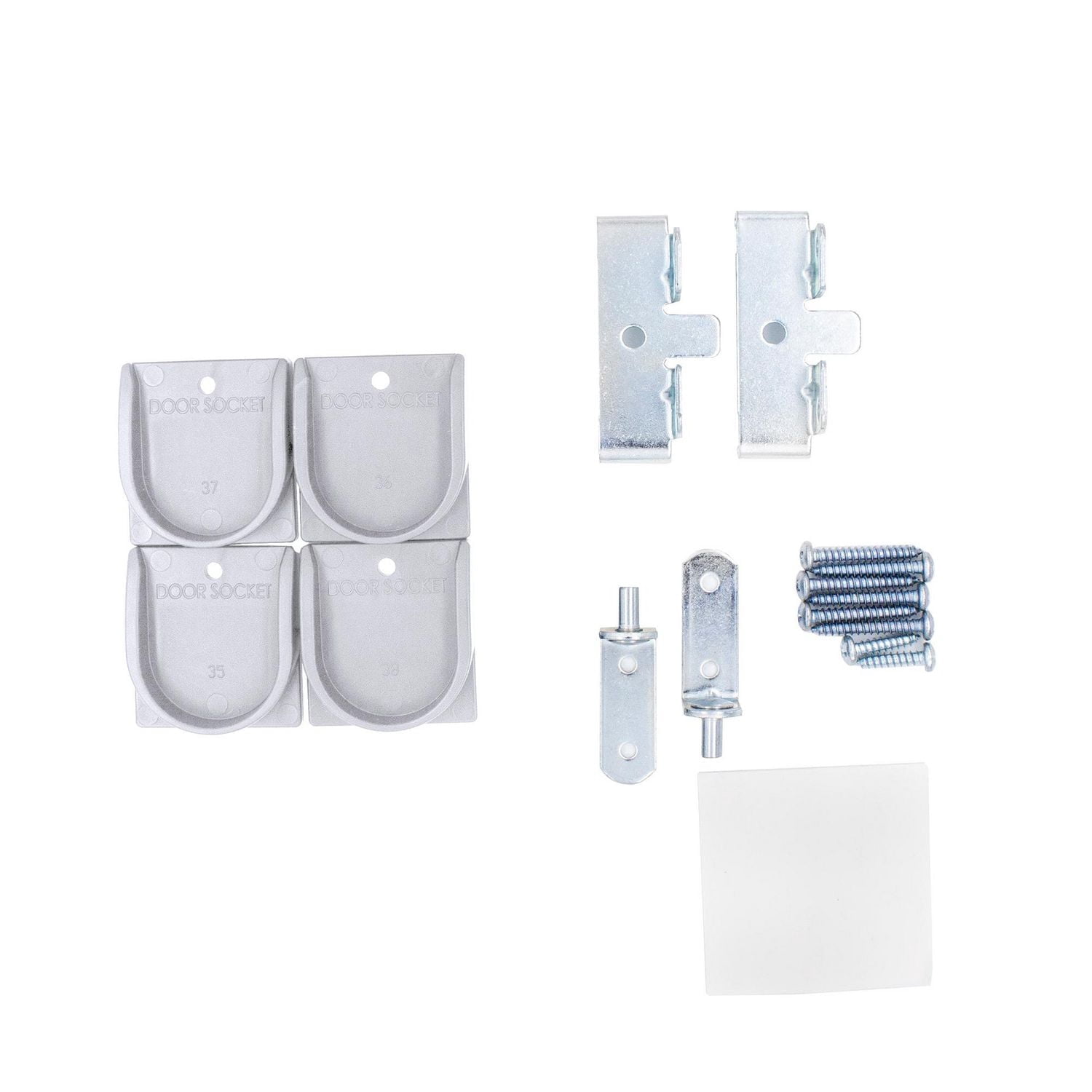 North States Pressure or Hardware-Mount Plastic Supergate Classic Baby or Pet Gate - Light Grey